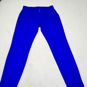 NWT HUE Royal Blue Stretch Jegging Jeans